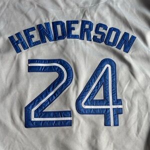 Toronto Blue Jays Rickey Henderson #24 Jersey 1993 World Series Cooperstown